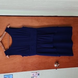 BCBGMAXAZRIA size 10, blue, cocktail dress